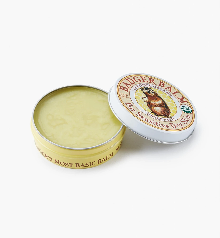 Baume Badger pour les mains, non parfumé