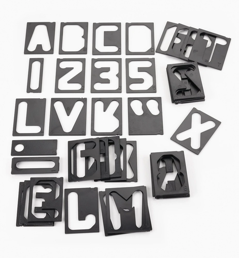 Extra Letter Sets for Router Template Set