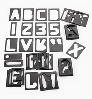 Extra Letter Sets for Router Template Set