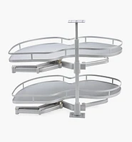 Two-Tier Corner Swing Tray