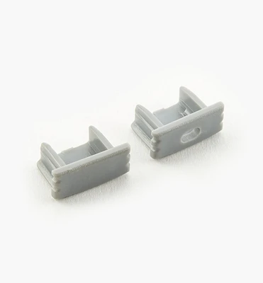 Embouts pour support à montage en surface pour luminaires-rubans à DEL