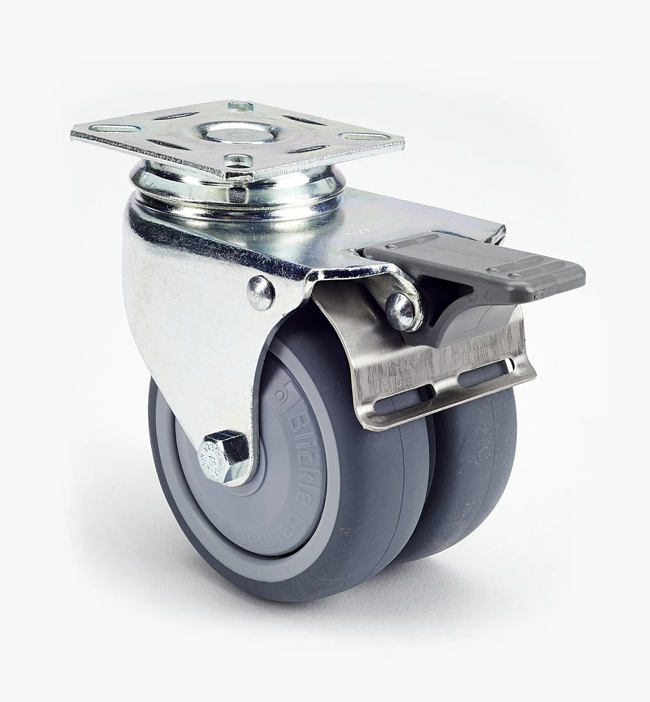Twin-Wheel Caster