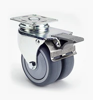 Twin-Wheel Caster