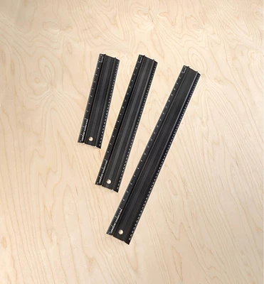 Set of 3 Veritas Imperial/Metric Shop Rules