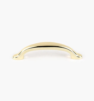 Ultra-Bright Brass Finish Eclipse Pull