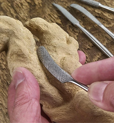 Stainless-Steel Hand-Stitched Riffler Set