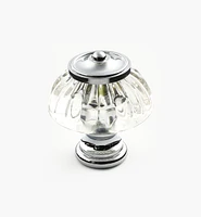 Capped Glass Knob
