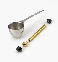 Turned Coffee Scoop Hardware