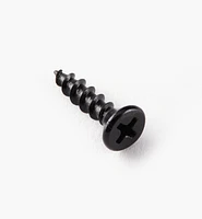 Flat-Head Black Steel Screws