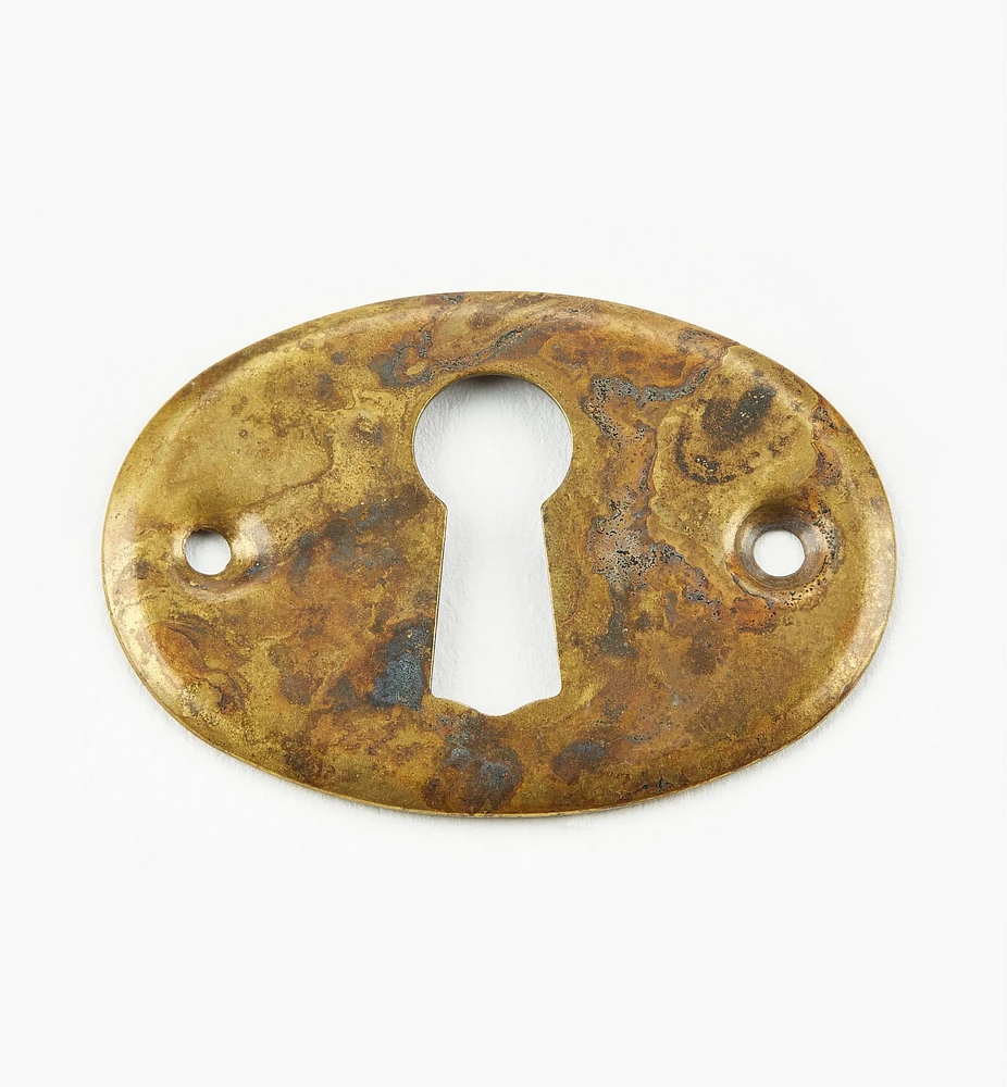 Pressed Old Brass Escutcheons