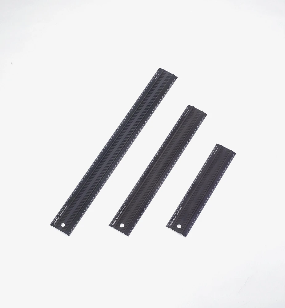 Set of 3 Veritas Metric Shop Rules