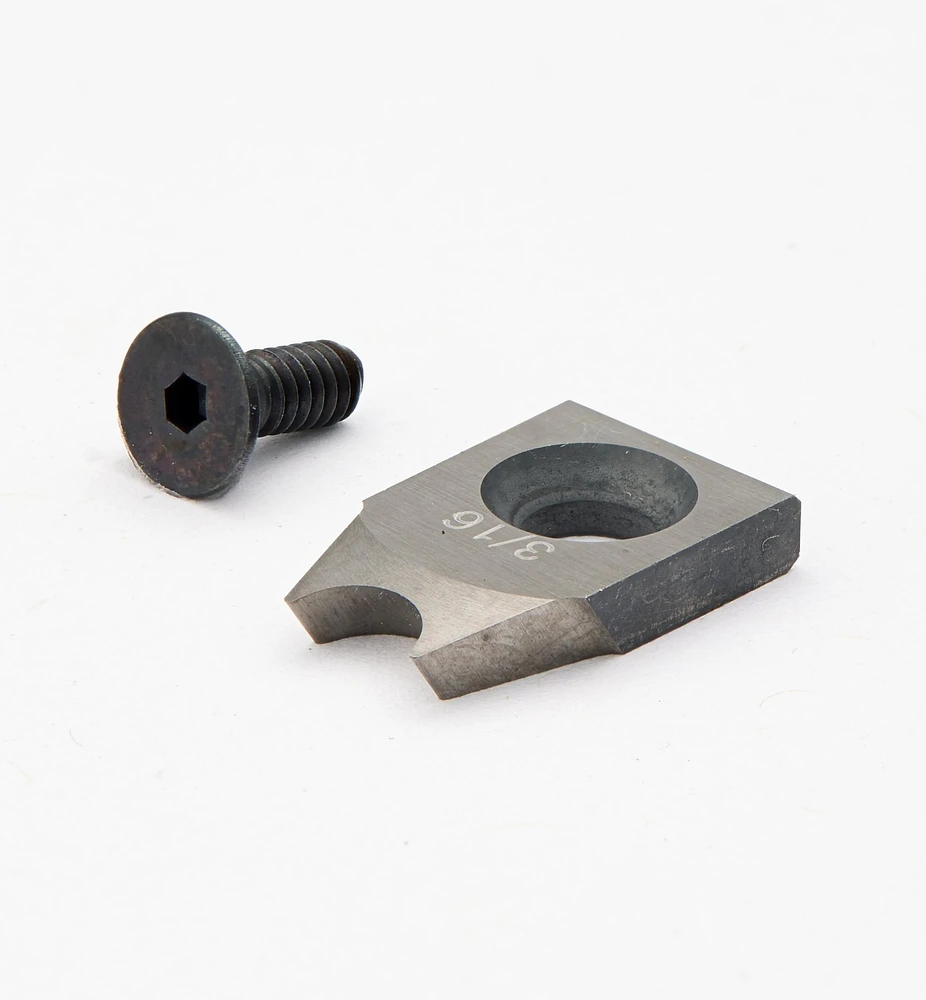 Plaquettes à angle d'attaque négatif pour bourrelet Easy Wood Tools