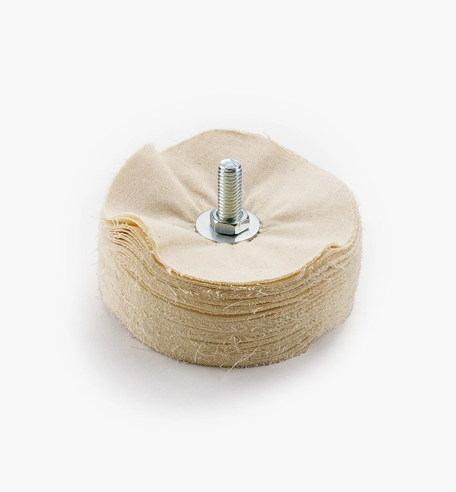 Disques de polissage 4 po pour moteur et touret