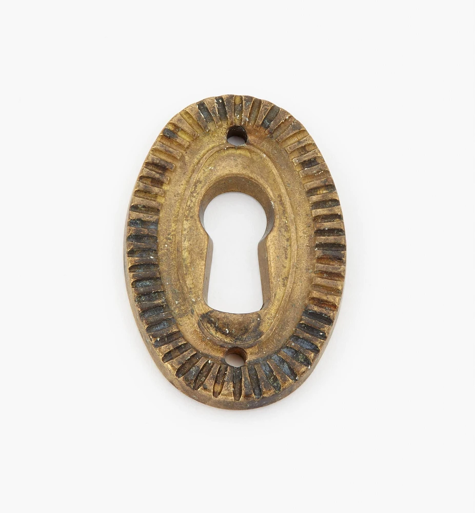Vertical Cast Ribbon Escutcheons
