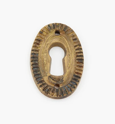 Vertical Cast Ribbon Escutcheons