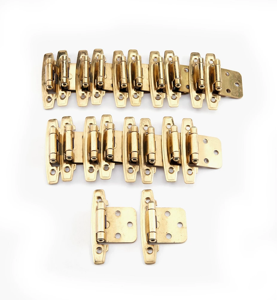 Belwith Brass Flush-Mount Self-Closing Hinges