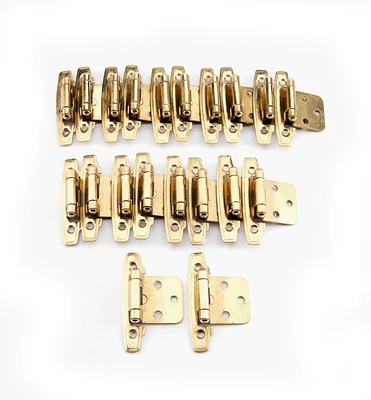 Belwith Brass Flush-Mount Self-Closing Hinges
