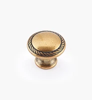 Burnished Bronze Cast Knobs