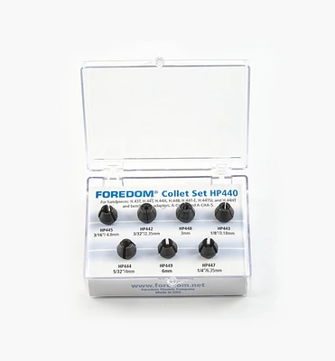 7-Pc. Collet Set for Foredom #44T Handpiece