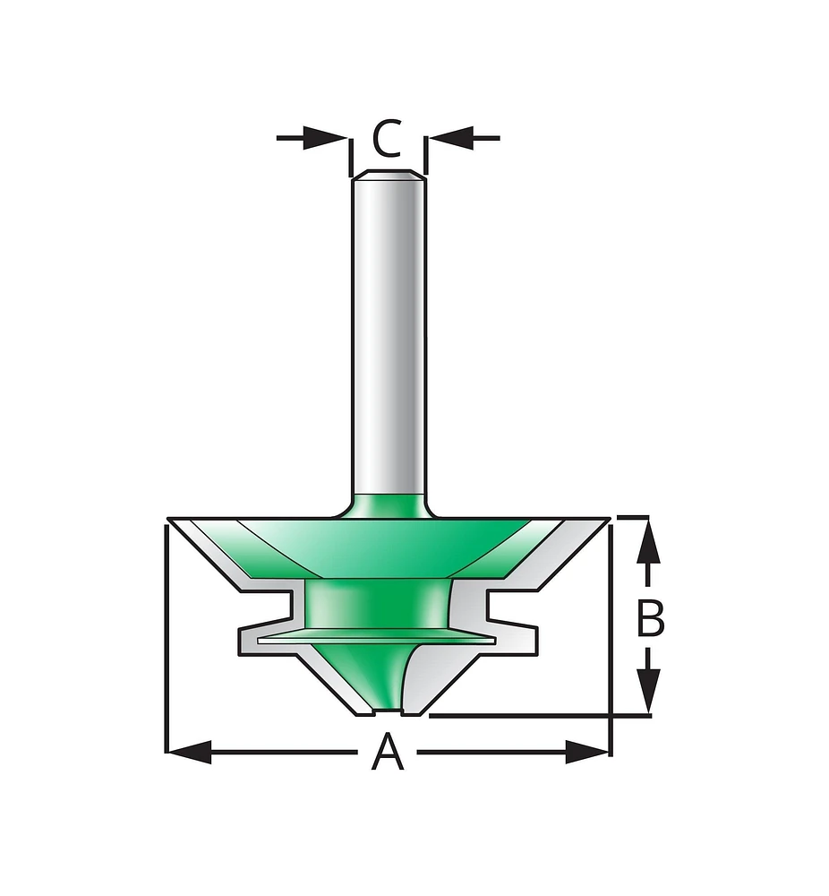 45° Lock Miter Bits