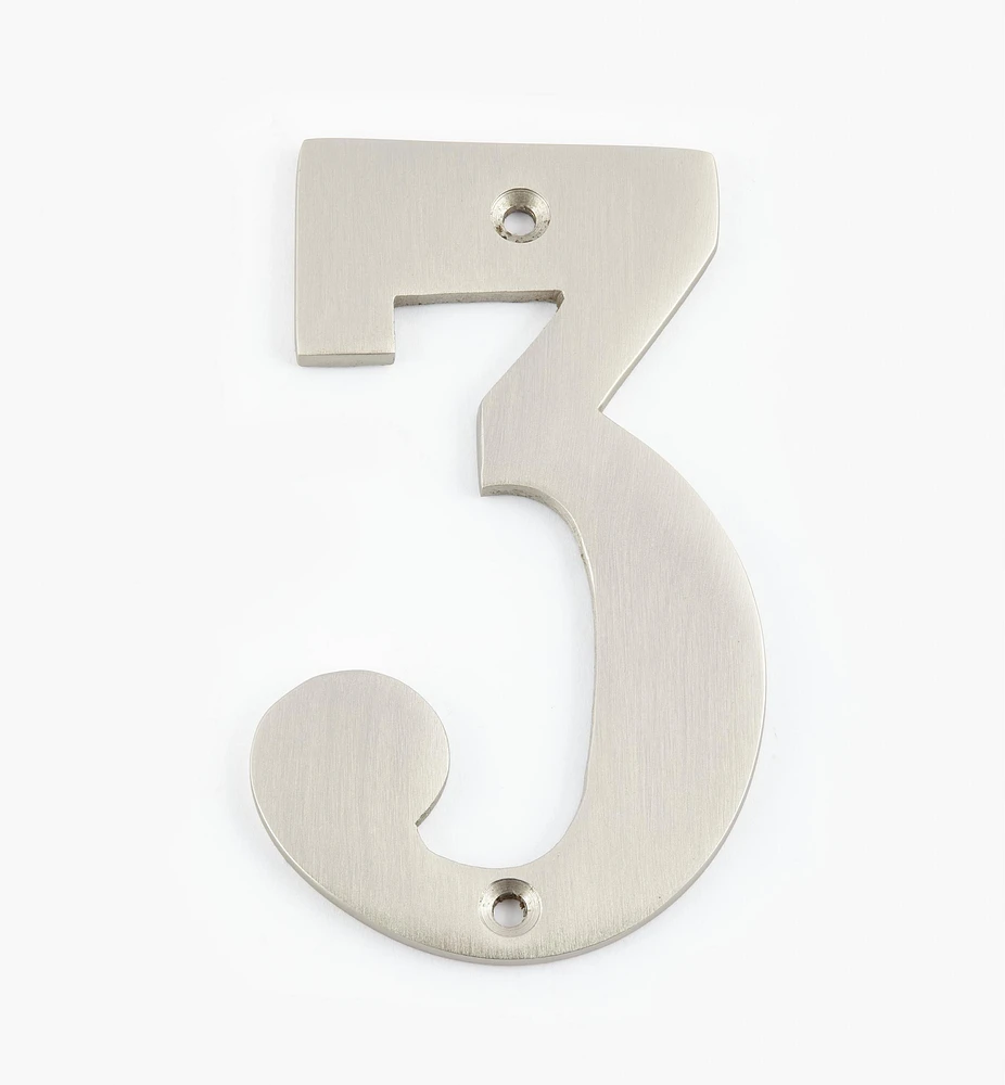 Standard Cast Brass House Numbers