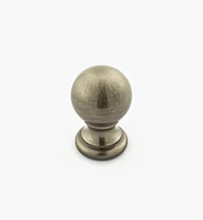 Bouton-boule en laiton tourné
