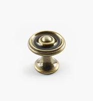Turned Brass Raised Knobs