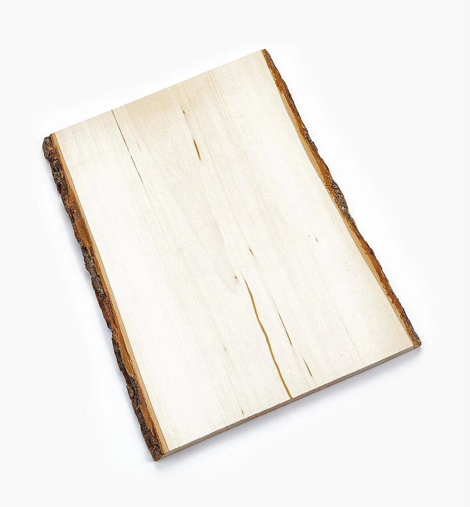 Live-Edge Rectangular Basswood Plaques
