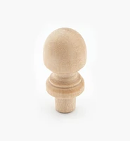 Hardwood Acorn Finial