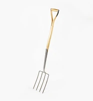 Ergonomic Ash-Handled Digging Fork