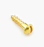 Round-Head Brass Screws