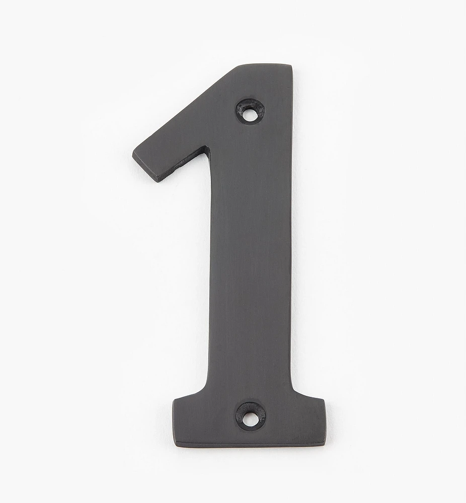 Standard Cast Brass House Numbers