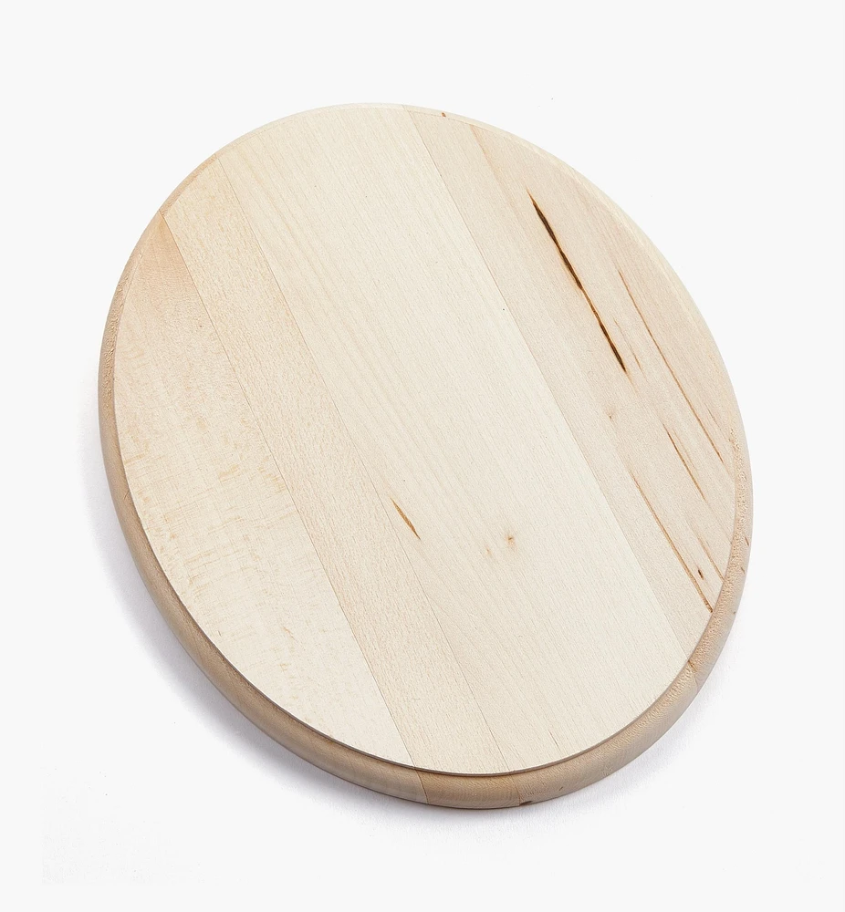 Profiled-Edge Oval Basswood Plaques