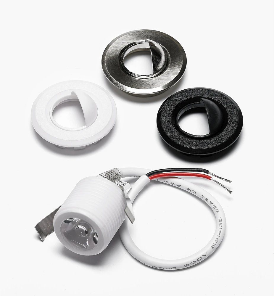Indoor/Outdoor Warm or Natural White Mini Recessed LED Light Kits