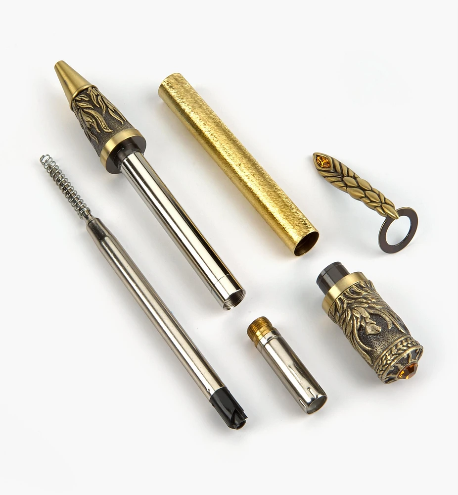 Phoenix Rising Ballpoint Twist Pen Hardware