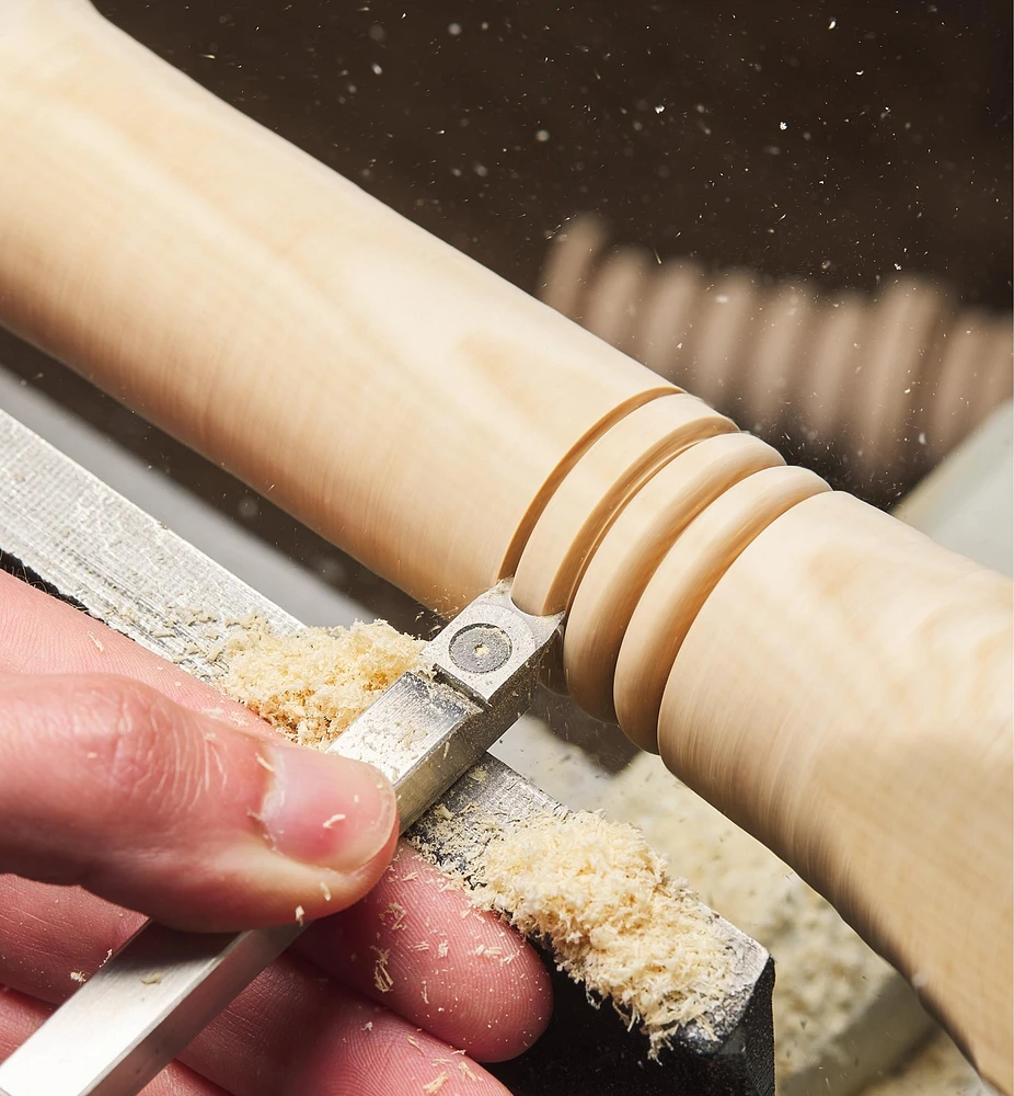 Plaquettes à angle d'attaque négatif pour bourrelet Easy Wood Tools