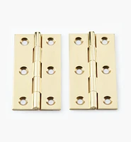 Extruded Brass Fixed-Pin Butt Hinges