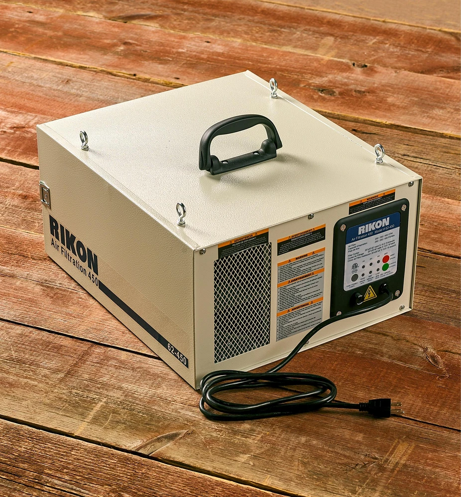 Rikon 450 cfm Air Cleaner (Model 62-450)