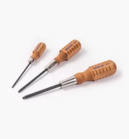 Set of 3 Grace USA Gunsmith-Style Square-Recess Screwdrivers
