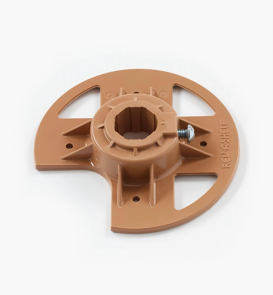 Extra Shelf Hub for Revolving Shelf Hardware
