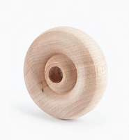 Thin Rounded Wooden Wheels for Toy Vehicles