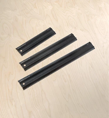 Set of 3 Veritas Metric Shop Rules
