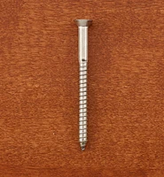 #12 × 2 1/2" 316 Stainless-Steel Flat-Head Screws