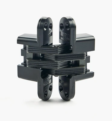Black Heavy-Duty SOSS Invisible Hinge
