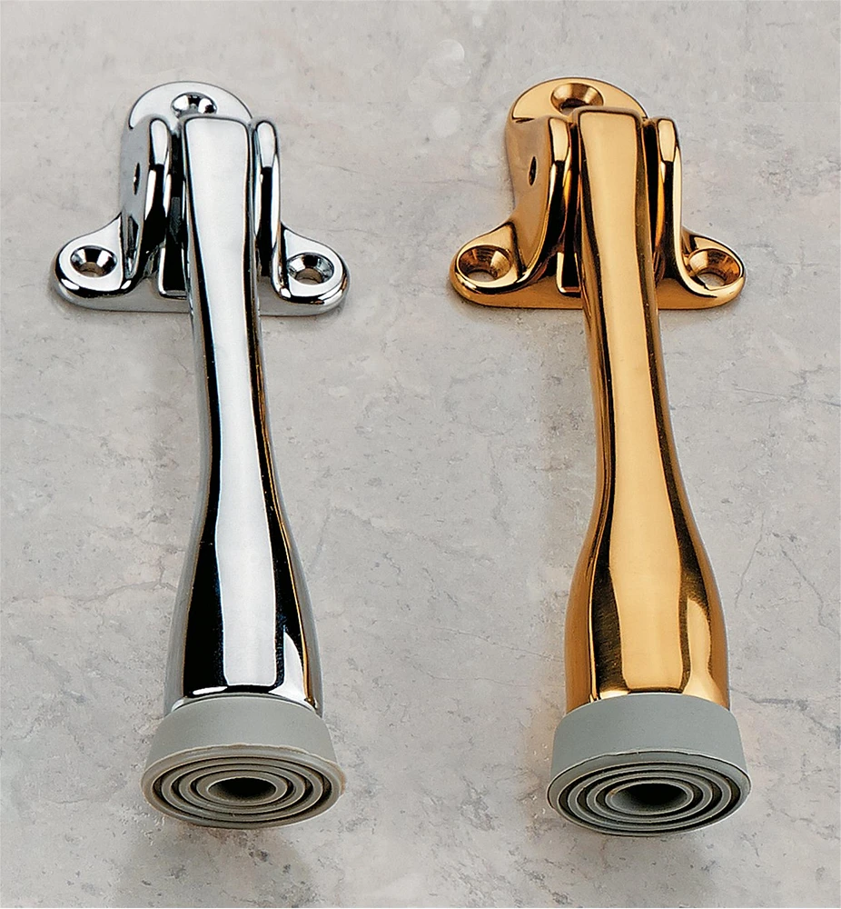 National Manufacturing Solid Brass Kick-Down Doorstop