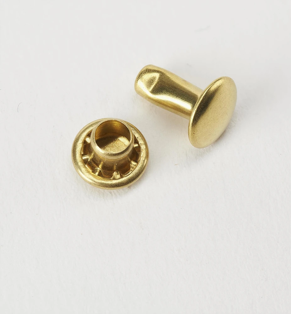 Double-Capped Leatherworking Rivets by ABC Morini