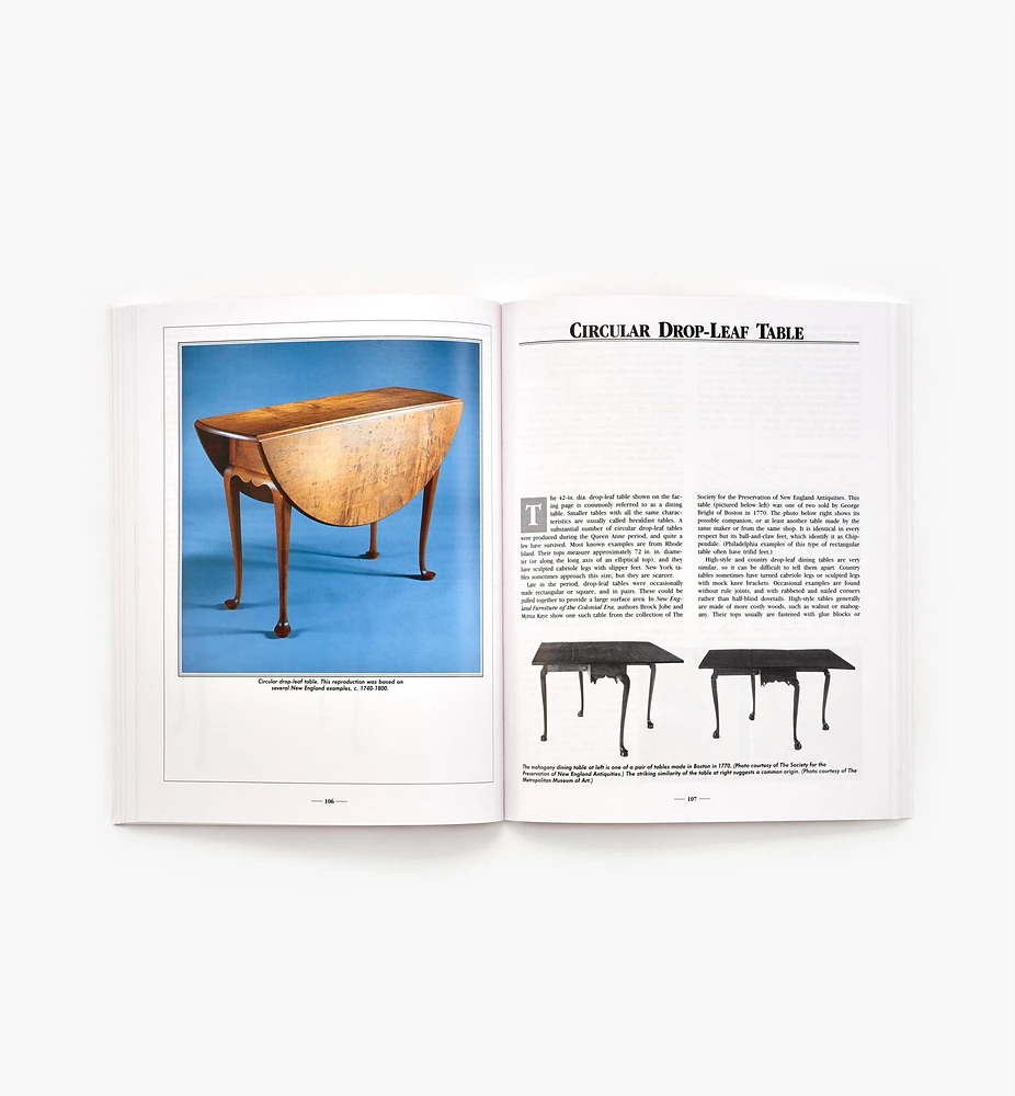 Queen Anne Furniture – History, Design and Construction