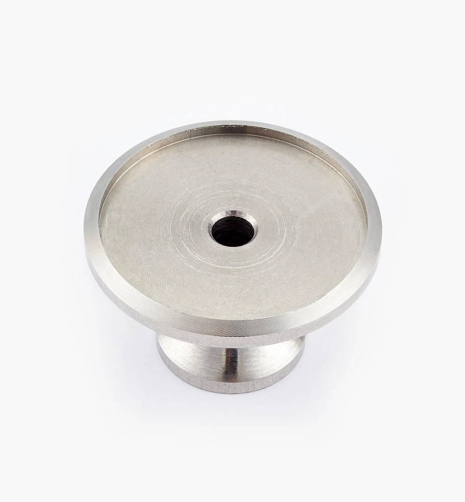 Veritas Stainless-Steel Large Smooth Insert Knobs