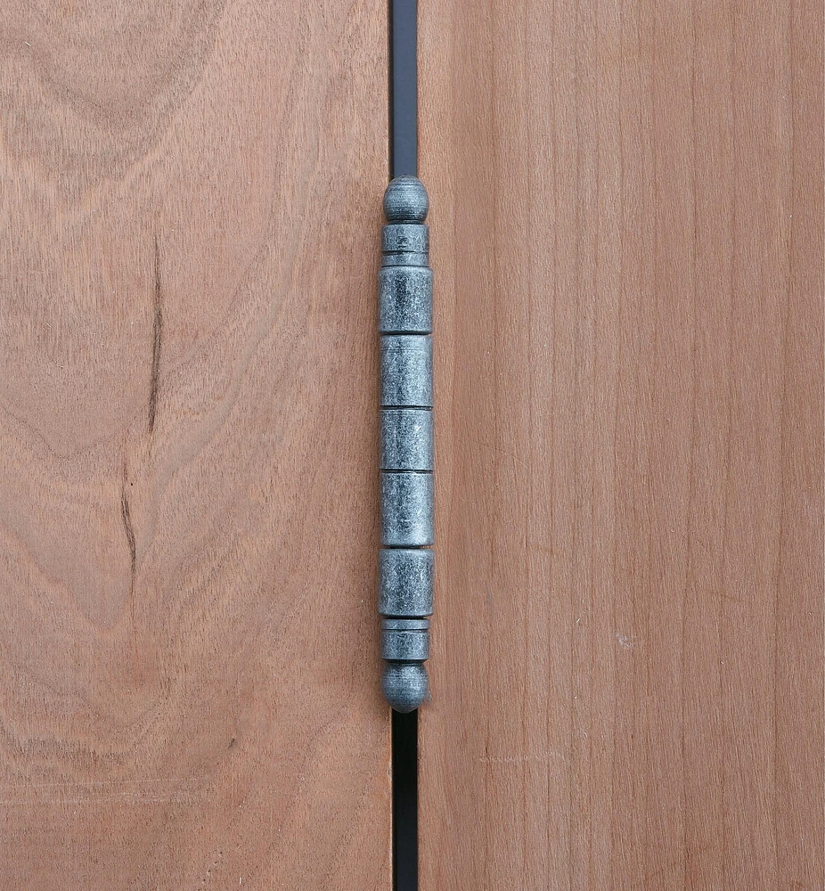 Bulk Sets of Wrought-Iron Partial-Wrap Inset Hinges