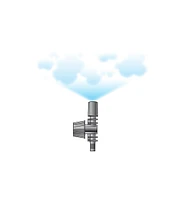 Variable-Flow Misters for Low-Flow Irrigation Systems